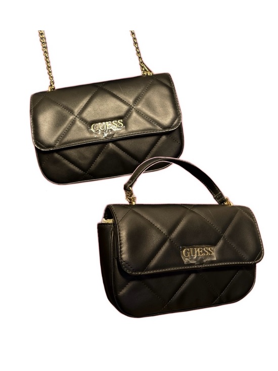 Guess Handbags - Guess NWT Black Quilted Crossbody Bag